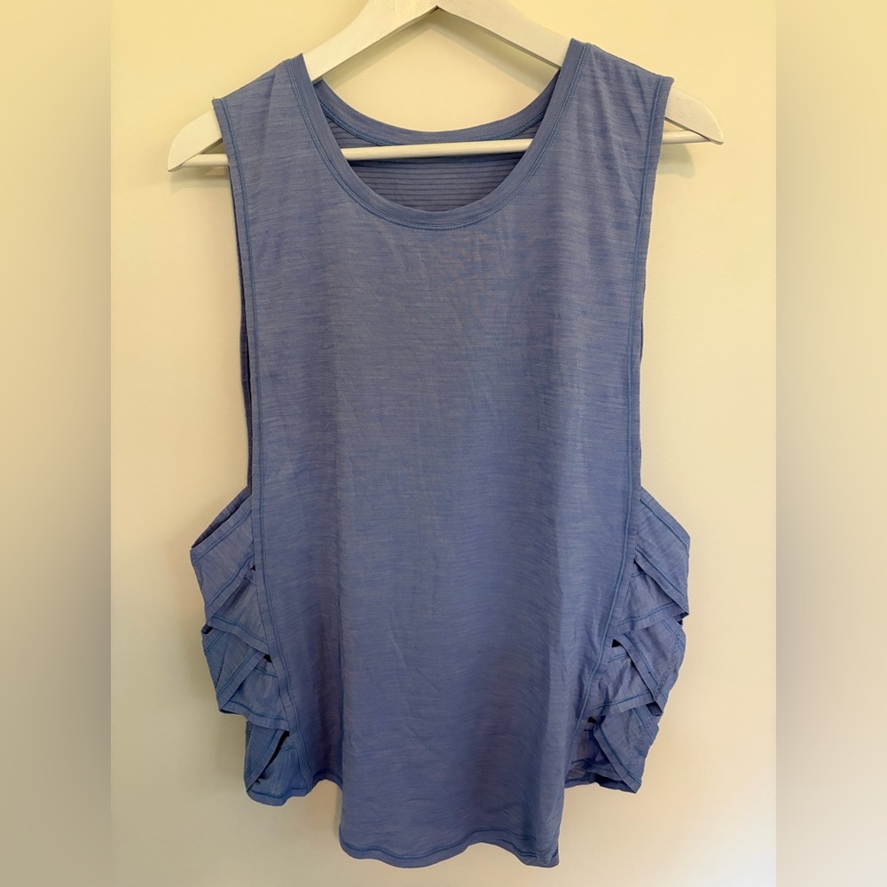 lululemon athletica Light Blue Muscle Tee